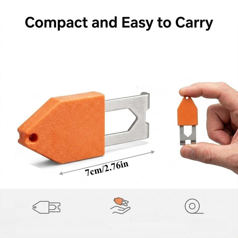 4 Piece Set Rope Anchors Convenient Chalk Line Tools Designed For Carpentry Home Improvement And Outdoor Activities One Hand Use - Image 4