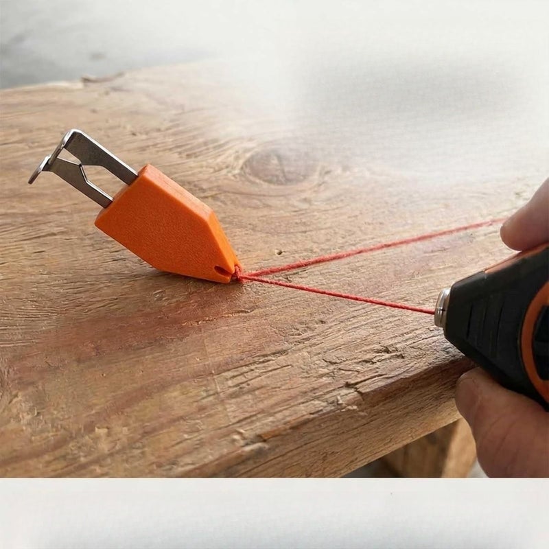 4 Piece Set Rope Anchors Convenient Chalk Line Tools Designed For Carpentry Home Improvement And Outdoor Activities One Hand Use - Image 2