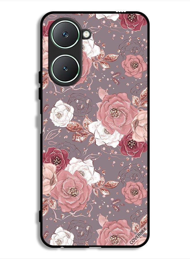 Covernex Vivo Y18i 4G Protective Case Cover Floral Wallpaper - Image 1