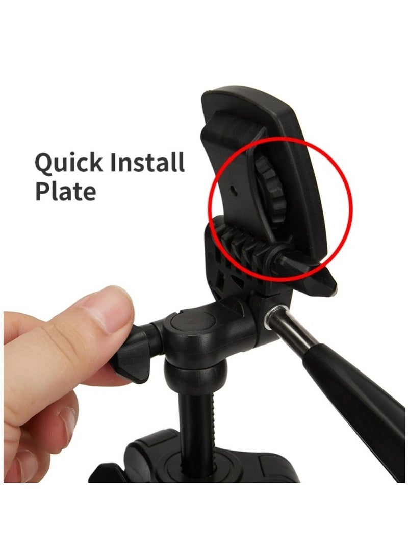 JMARY KP2205 Travel Tripod Mobile Phone Holder Telescopic Camera Mount Tripod Stand