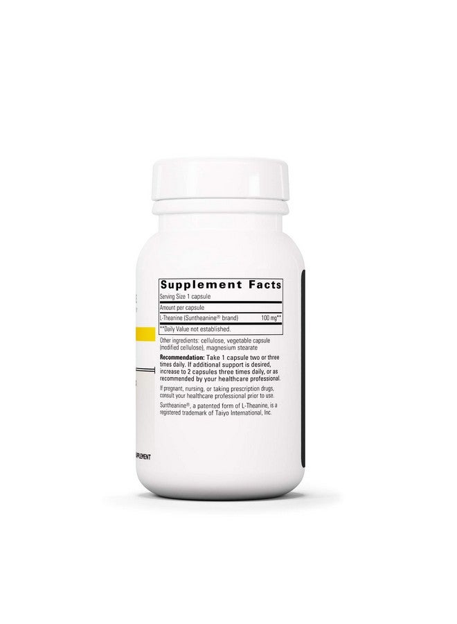 Integrative Therapeutics L-Theanine - L-Theanine to Support a Relaxed State* - Healthy Stress Response* - Vegan & Gluten-Free Amino Acid Supplement - 200 mg, 60 Capsules - Image 2