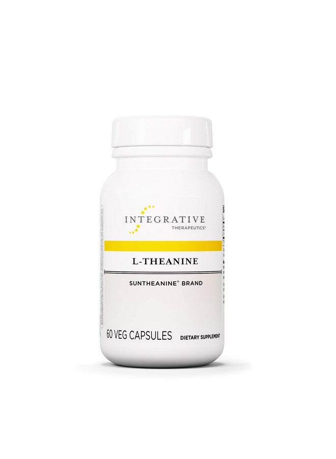 Integrative Therapeutics L-Theanine - L-Theanine to Support a Relaxed State* - Healthy Stress Response* - Vegan & Gluten-Free Amino Acid Supplement - 200 mg, 60 Capsules - Image 1