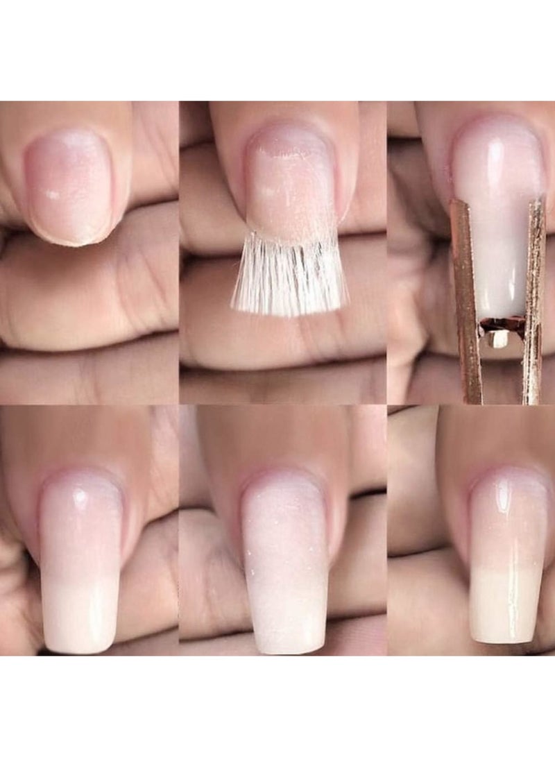 سيوسي Fiberglass Nail Extension Kit, Quick Form Builder for Acrylic & Gel Nails, DIY Salon-Grade Nail Art Tools with Durable Forms for Professional or Home Manicures (50-Piece) - Image 5