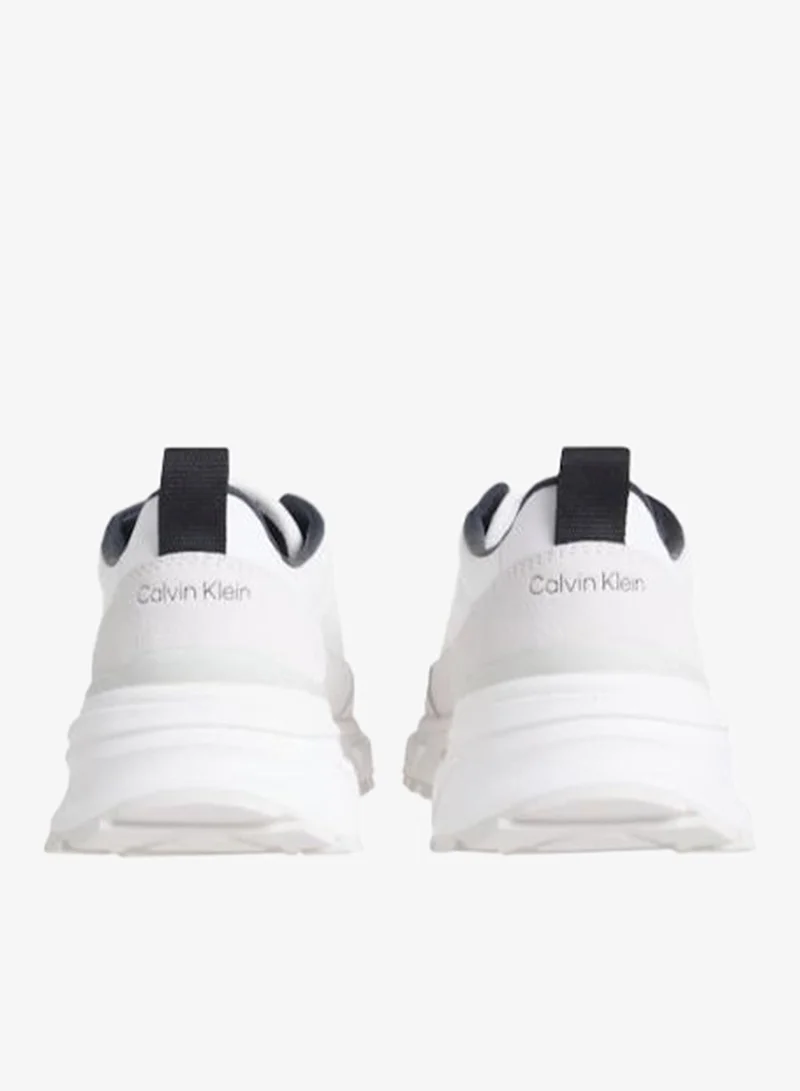 Calvin Klein Bright White/Black Trailblazer — Suede Runner Sneakers for Men | Best Price UAE