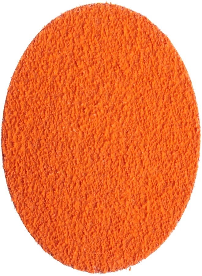 Norton R980P SG Blaze 3-Ply Speed-Lok Abrasive Disc, Polyester Backing, TR, Ceramic Aluminum Oxide, 2" Diameter, Grit 80 (Pack of 25) - Image 1