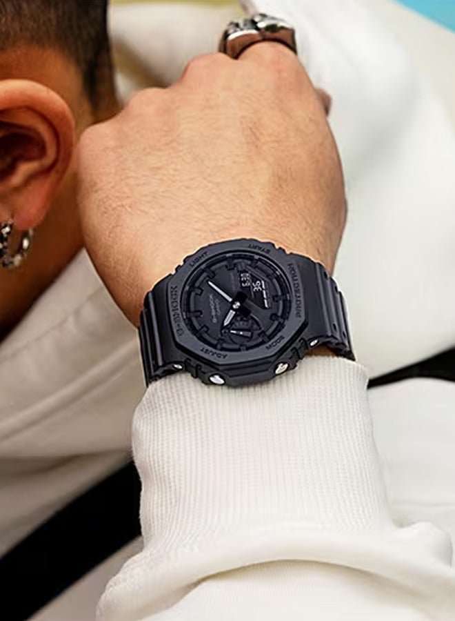 CASIO ساعة يد رقمية وتناظرية للرجال من G-SHOCK GA2100-1A1 - Image 4