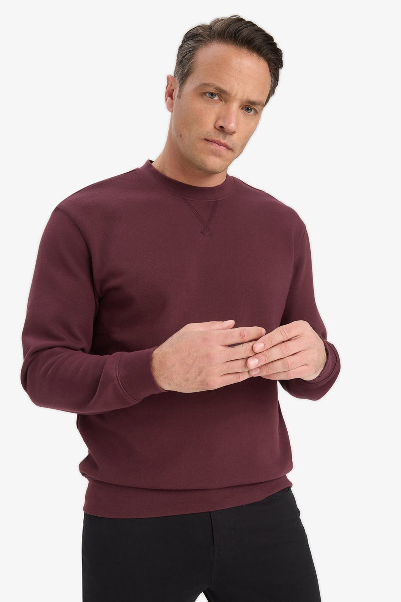DeFacto Red Man Regular Fit Sweatshirt Casual - Image 1