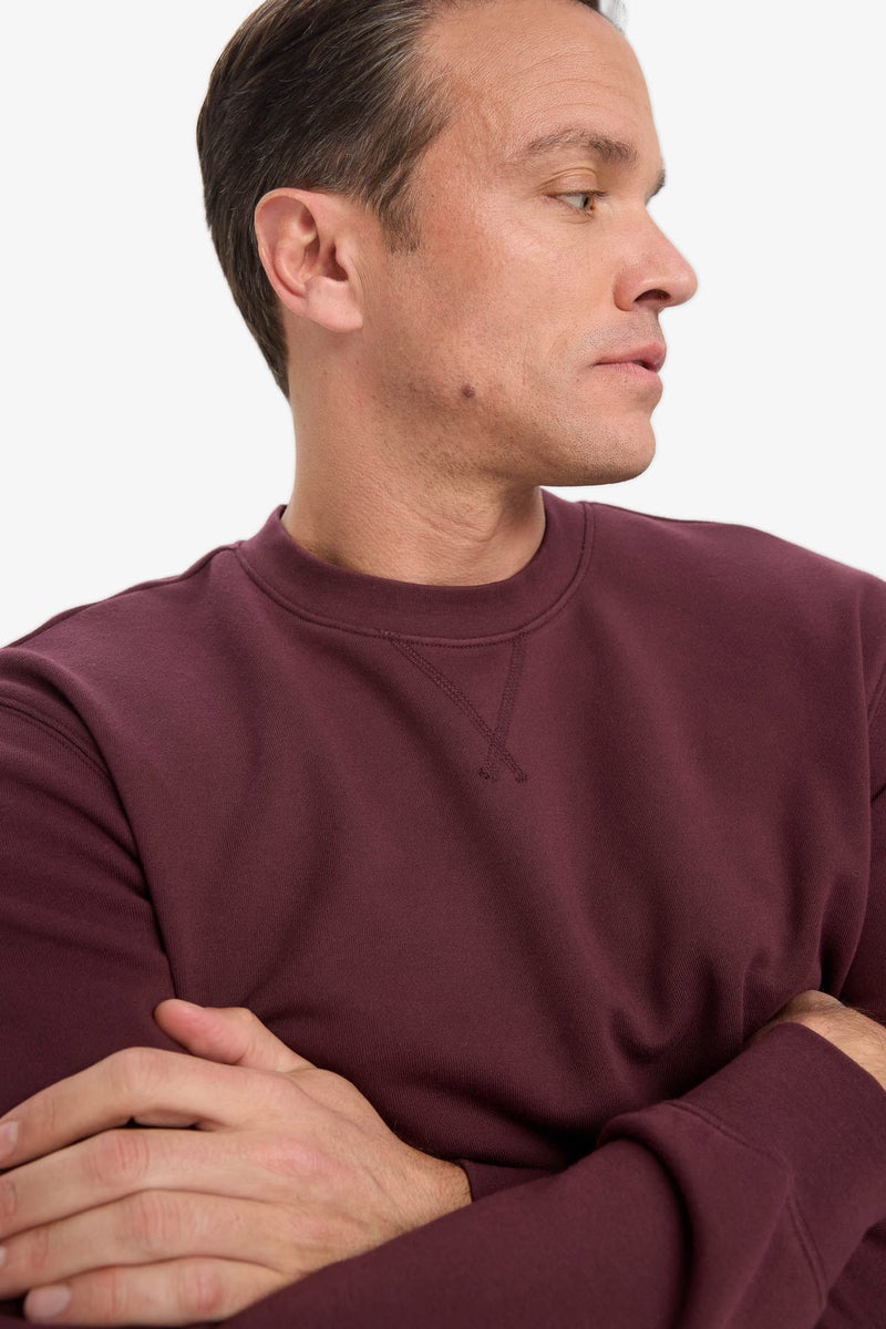 DeFacto Red Man Regular Fit Sweatshirt Casual - Image 4