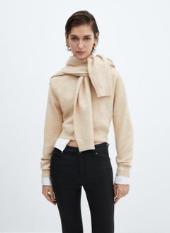 MANGO Sienna Waxed Flared Cropped Jeans  - Image 3