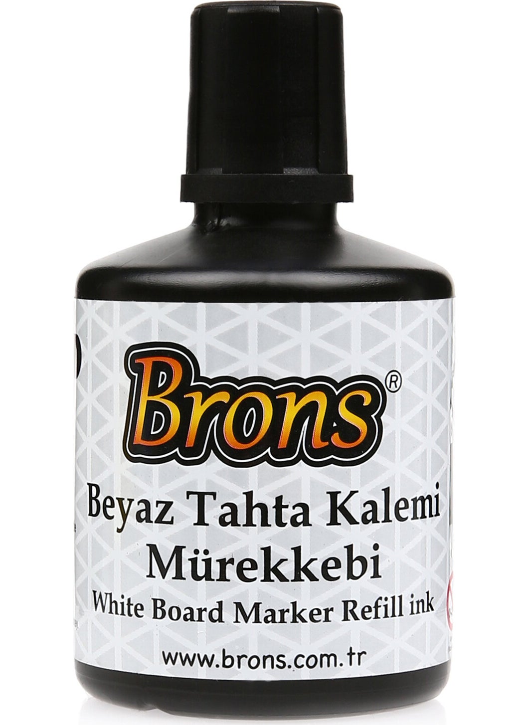 Brons Whiteboard Pen Ink Black 100 cc. BR-353  - Image 1