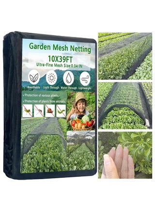 10×39FT Thickened Black Nano PPT Garden Netting Mesh,Plant Covers Protection Ultra Fine Net for Vegetable Fruits Flowers Crops from Insect Pest Bug Birds Eating,30% Shade Rate, Reusable & Durable - pzsku/ZD56BA414FC874EDA7608Z/45/1745915856/6744a0ce-7106-4ae7-9790-136e5df7b558