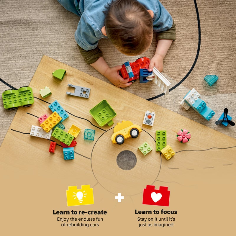 ليغو ليجو دوبلو مركبات إبداعية لعبة تعليمية للأطفال الصغار ٤٢ قطعة - Image 4