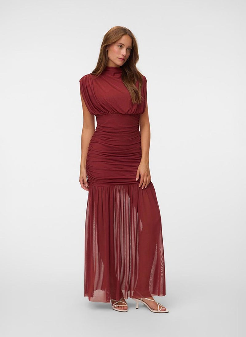 VERO MODA Women's VMKAILA Sleeveless High Neck Maxi Dress - Image 1