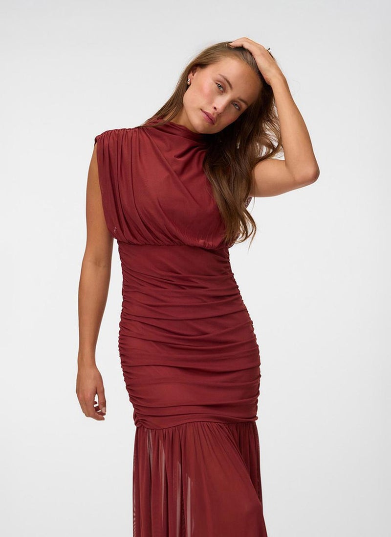 VERO MODA Women's VMKAILA Sleeveless High Neck Maxi Dress - Image 2
