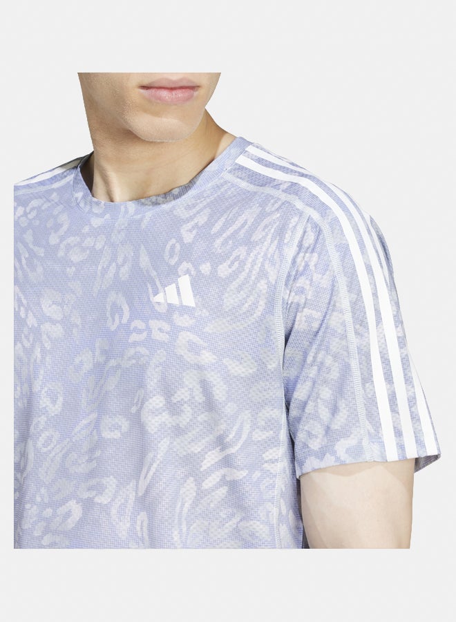 Adidas own the run climacool 3 stripes men's t-shirt  - Image 3