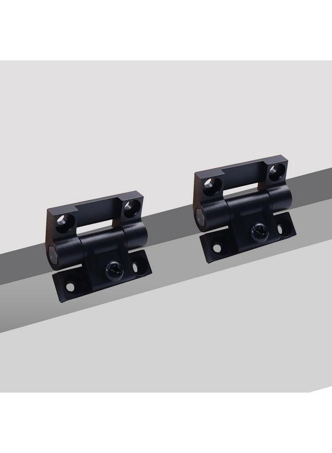 Antrader 2 Pack 43mmx36mm 4 Countersunk Holes Plastic Adjustable Torque Position Control E6-10-301-20 Series Hinge Black Door Hinges - Image 5