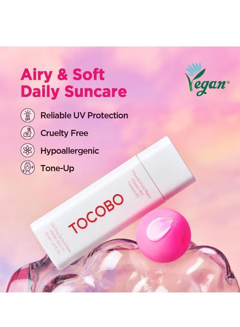 Tocobo Vita Tone Up Sun Cream SPF50+ 50ml - Image 2
