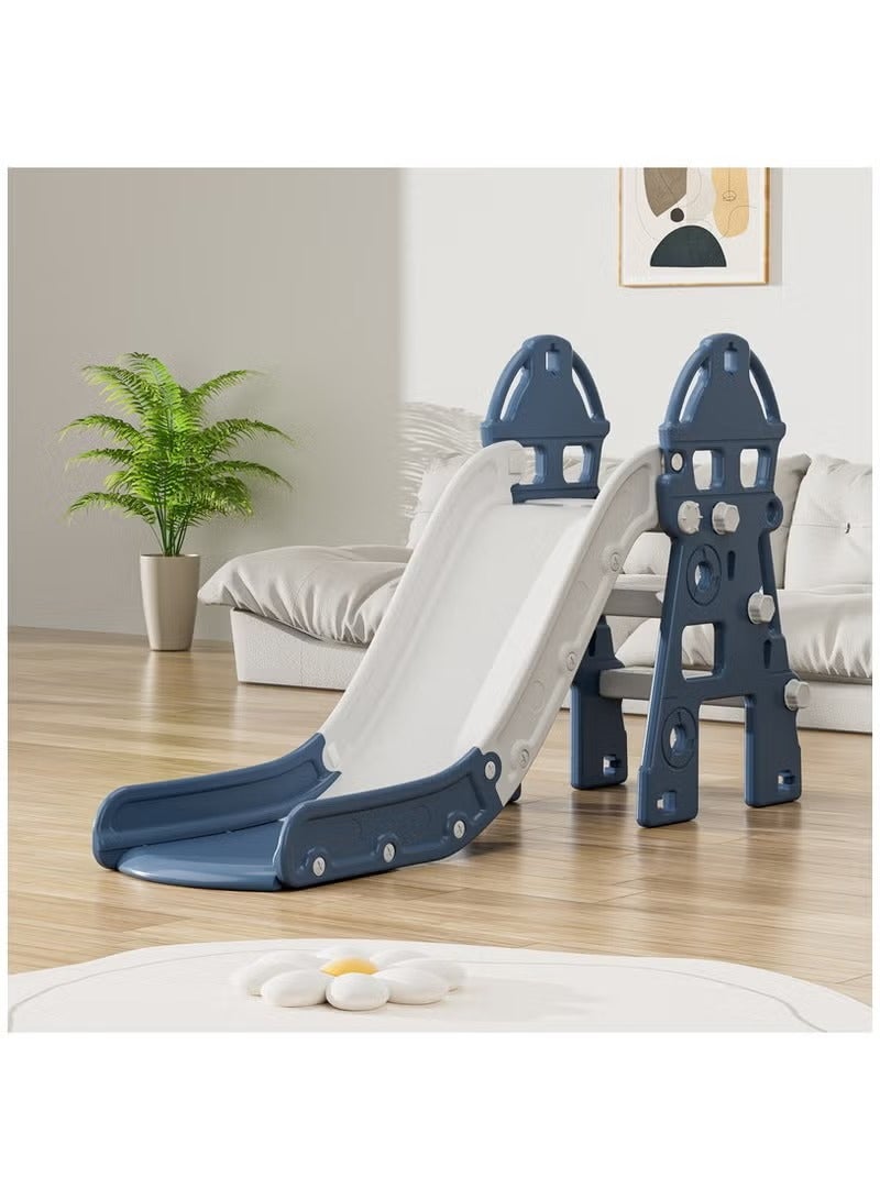 فول جوي زحليقة علي شكل قلعة قابلة للطي ,أزرق - Image 1