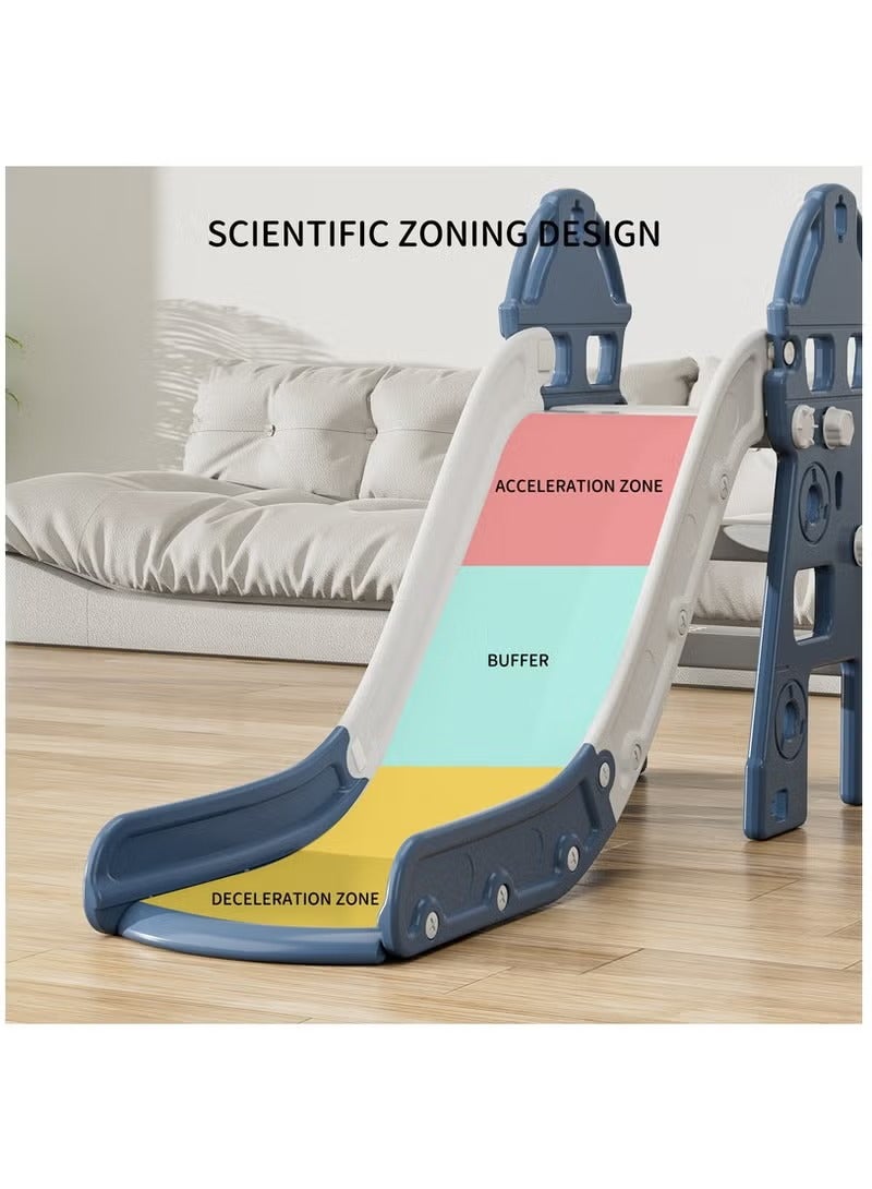 فول جوي زحليقة علي شكل قلعة قابلة للطي ,أزرق - Image 3