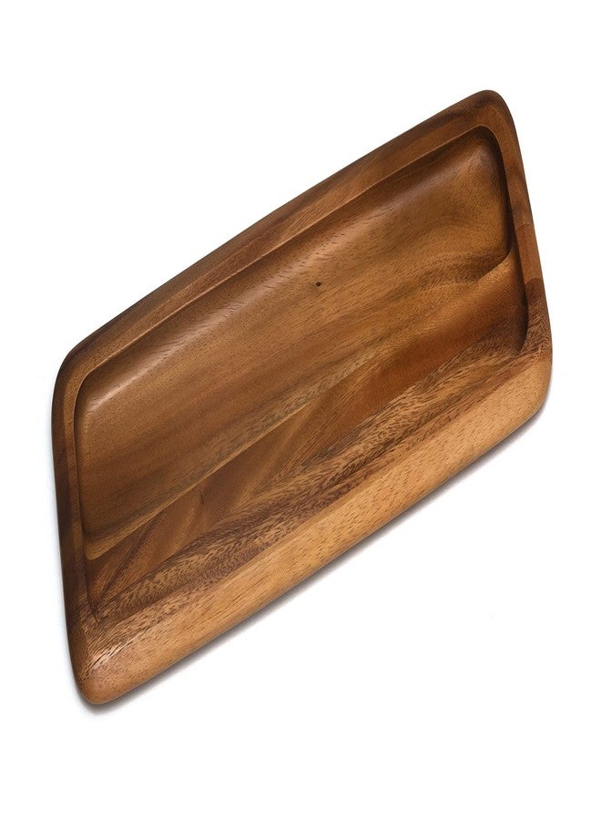 Lipper International Acacia Narrow Serving Tray for Sushi or Cheese, 18.25" x 6.13" x 0.75" - Image 1