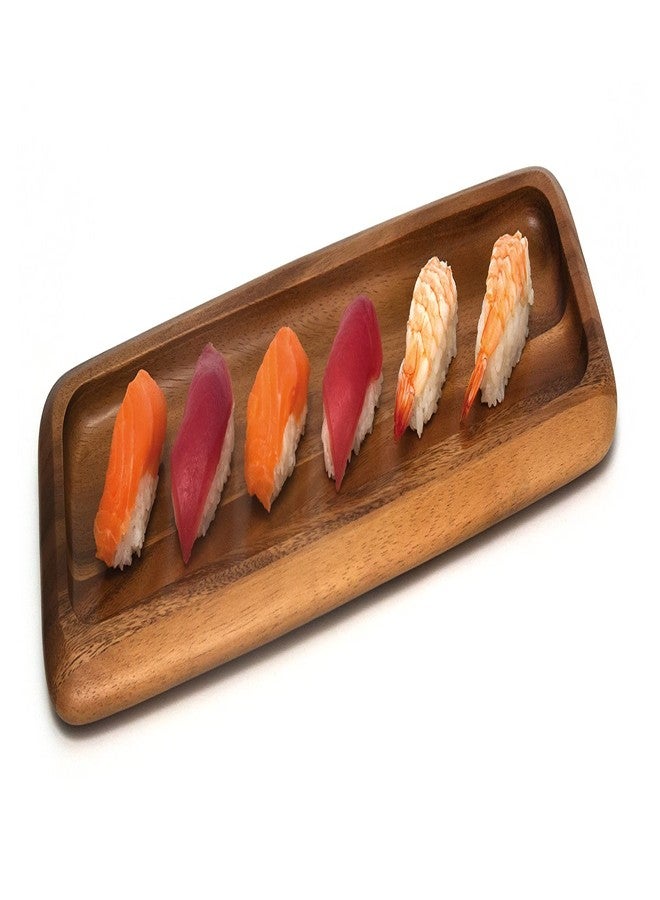 Lipper International Acacia Narrow Serving Tray for Sushi or Cheese, 18.25" x 6.13" x 0.75" - Image 4