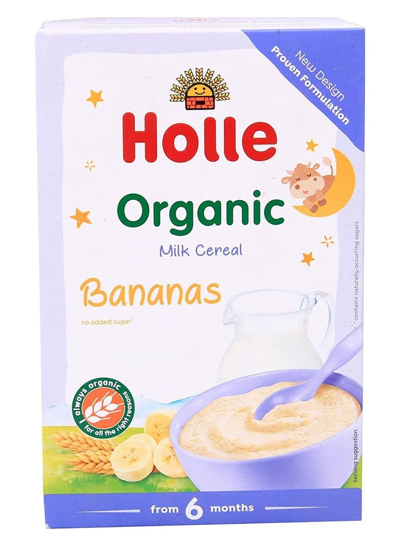 Holle Organic Milk Cereal Banana 250G - Image 5