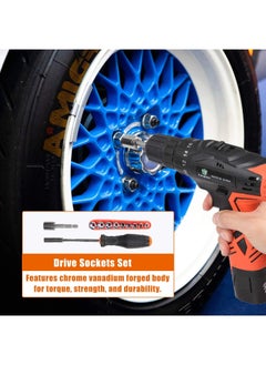 Denx Denix Cordless Drill Kit With 1300mAh Battery 12V Voltage And Variable Speed ​​- DINX  - Image 5
