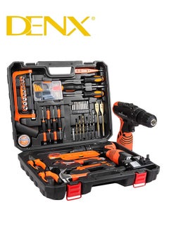Denx Denix Cordless Drill Kit With 1300mAh Battery 12V Voltage And Variable Speed ​​- DINX  - Image 1