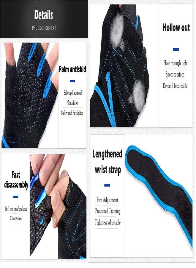 LAFILLETTE Half Finger Weightlifting Gloves for Gym, Power Lifting, Workout, Weightlifting, Cross fit, Fitness, Sports for Men and Women - Image 3