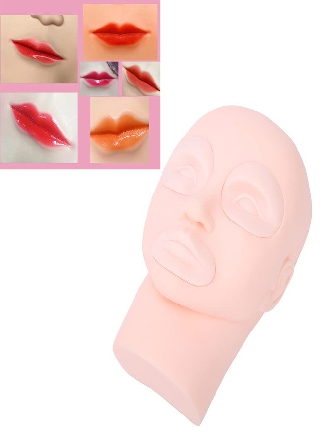 Yinhing Practice Training Head, Microblading Mannequin Head Silicone Eyebrow Practice Training Head Fake Skin Model for Makeup Practice - Image 4