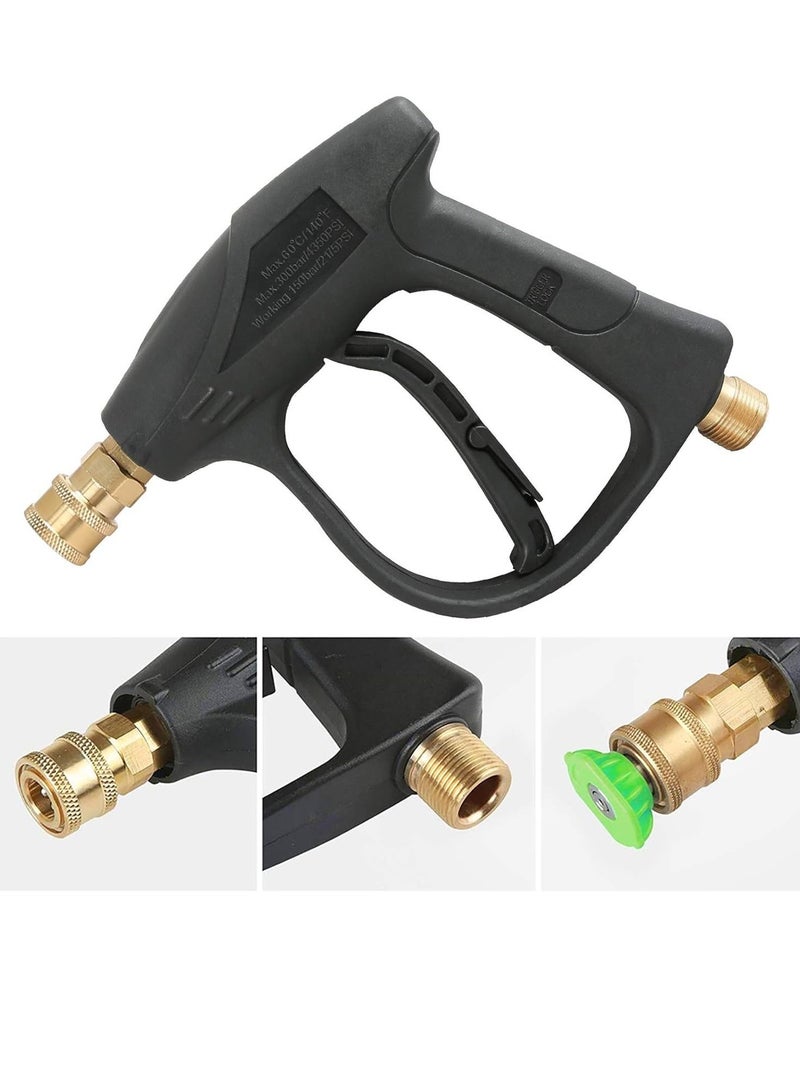 VIPARTH Premium Pressure Washer Trigger Handle M22-14 with 1/4 Inch Quick Connect Fitting – High Pressure Washer Spray Handle Replacement, Ergonomic Grip, Pressure Washer Accessory for Car Washing, Driveway Cleaning and Outdoor Maintenance .ERPC 16570 - Image 1