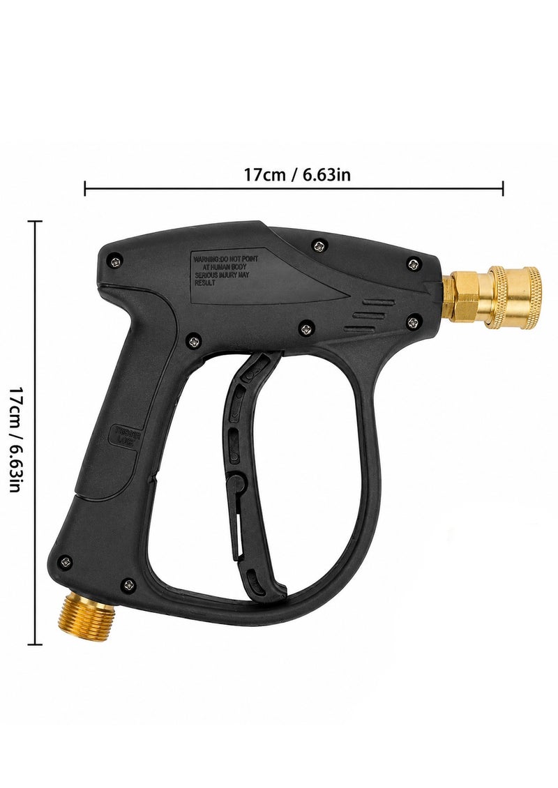 VIPARTH Premium Pressure Washer Trigger Handle M22-14 with 1/4 Inch Quick Connect Fitting – High Pressure Washer Spray Handle Replacement, Ergonomic Grip, Pressure Washer Accessory for Car Washing, Driveway Cleaning and Outdoor Maintenance .ERPC 16570 - Image 4