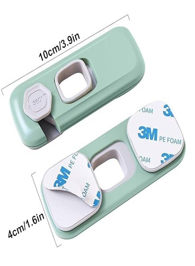 Fix It Fast Child Proof Refrigerator Lock for Kids | Baby Safety Fridge Lock with Strong Adhesive | Multi-Purpose Cabinet, Drawer & Double Door Safety Lock | No Drill, Easy Install (Pack of 2) - Image 4