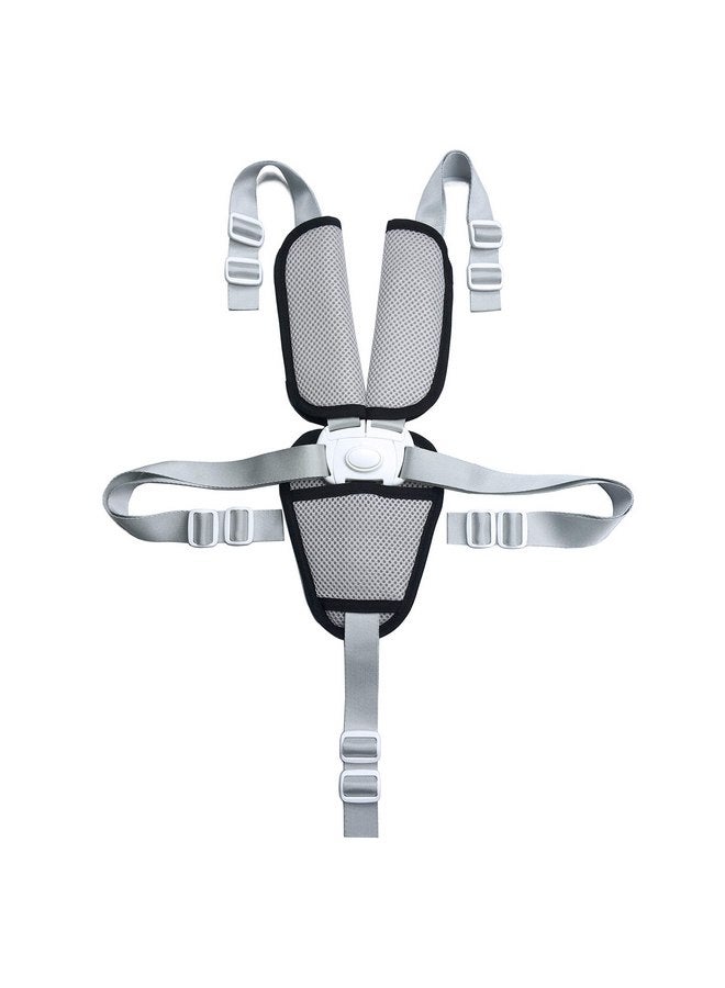 ZARPMA High Chair Security Straps, Replacement 5 Point Children Safety Harness with Shoulder Guarding Pads Convertible Straps for High Chair Pram Buggy Kid Pushchair - Image 1