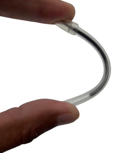Comfort Axis Flexible Non-Lethal Safety Pens 4" Bendable Pens for Hospitals, Mental Health Institutions and Prisons, Black (100 Pack) - Image 3
