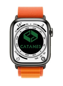 CATANES Alpine Loop Compatible with Apple Watch Band 38mm, Nylon Wristband,Orange  - Image 4