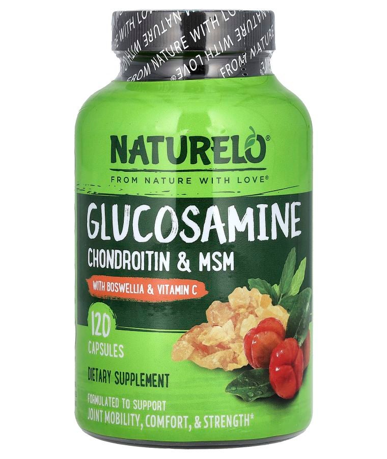 Glucosamine Chondroitin & MSM With Boswellia & Vitamin C 120 Capsules