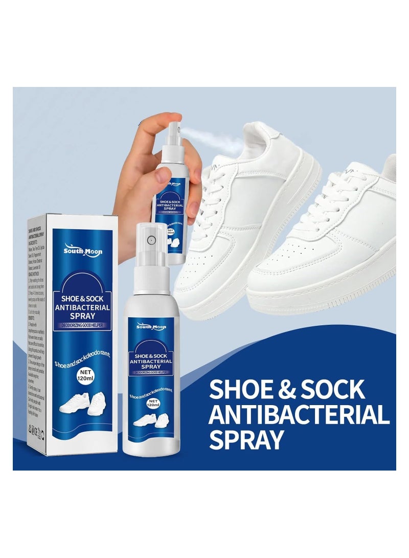 Plan A Shoe Deodorizer Spray, Antibacterial Foot Deodorant, Natural Antibacterial Spray, 120ml Foot Odor Relief Spray, Shoe & Socks Freshener - Image 3