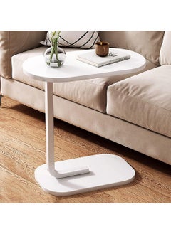 Rock Pow Shaped Side Table Coffee Table End Table Under Sofa Living Room Table Snack Laptop Holder Stable Metal Frame for Bedroom Office Sofa Bed Side Table Easy to assemble  - Image 1