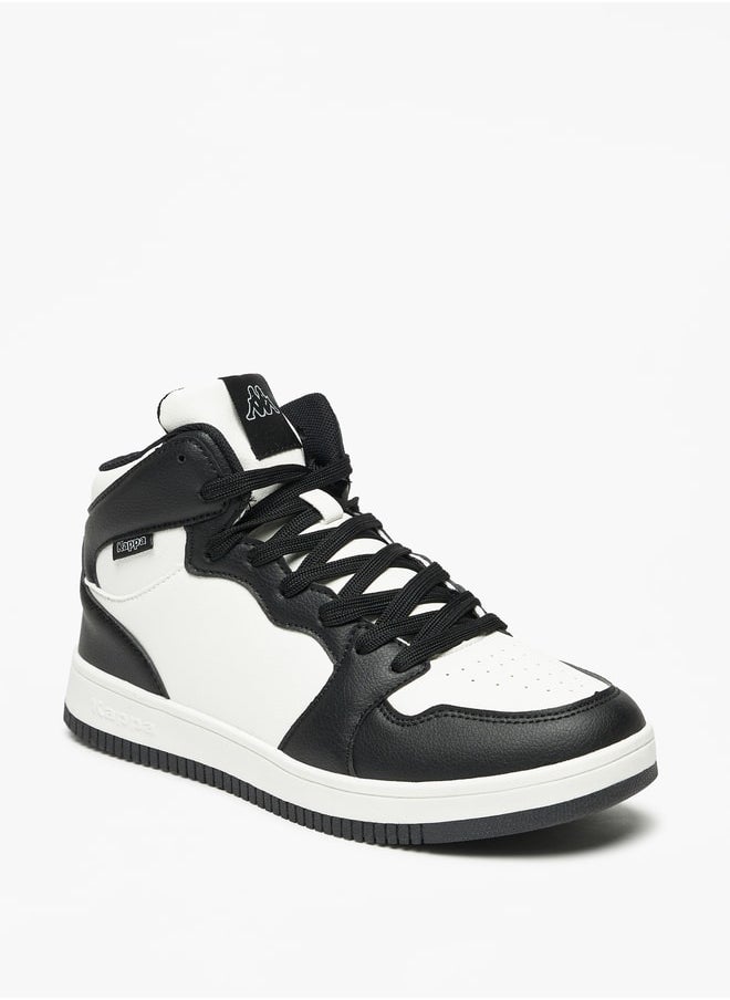 Kappa - Women's Colourblock High-Top Sneakers with Lace-Up Closure - Image 1