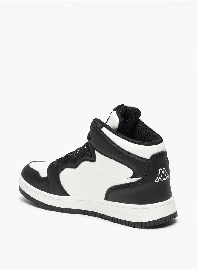 Kappa - Women's Colourblock High-Top Sneakers with Lace-Up Closure - Image 1