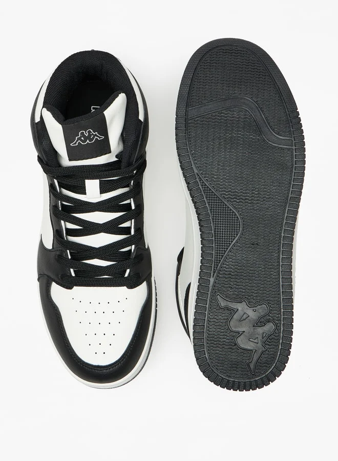 كابا Women's Colourblock High-Top Sneakers with Lace-Up Closure