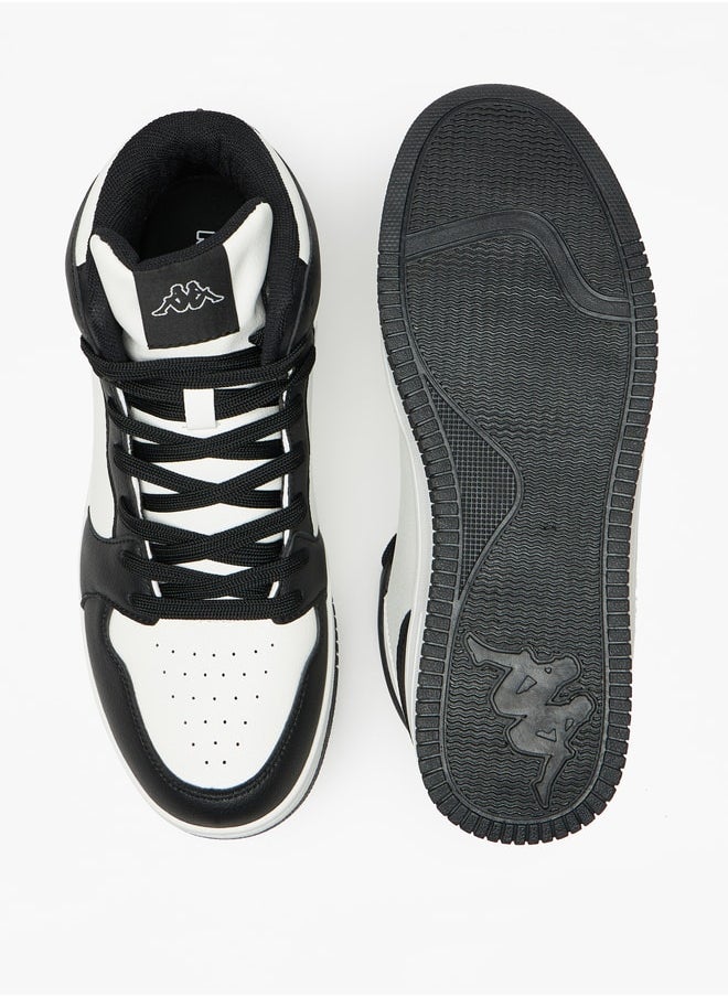 Kappa - Women's Colourblock High-Top Sneakers with Lace-Up Closure - Image 1