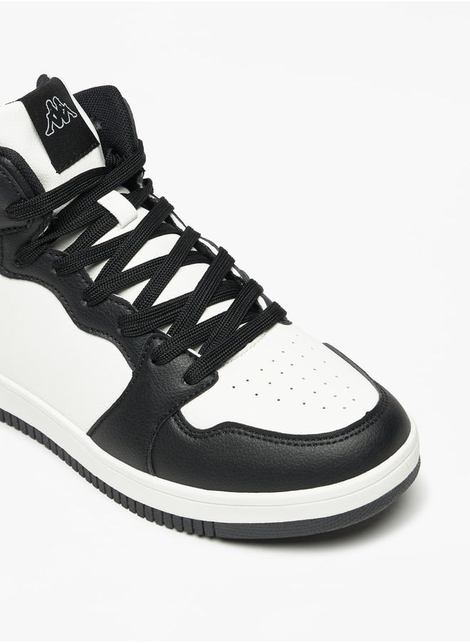 Kappa - Women's Colourblock High-Top Sneakers with Lace-Up Closure - Image 1
