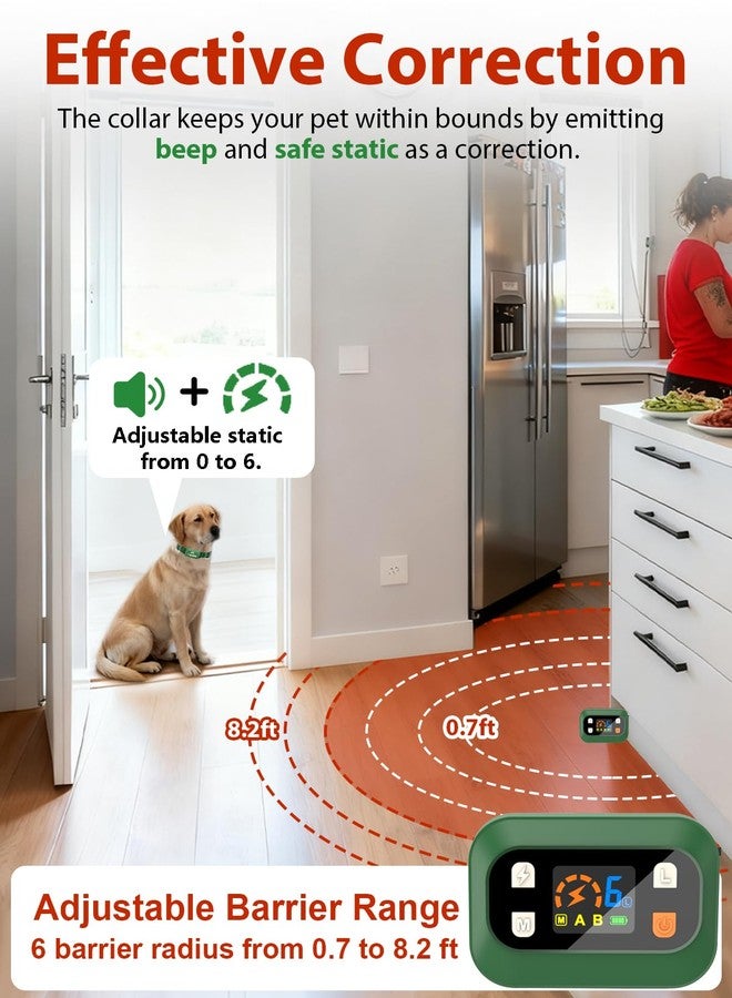 MIMOFPET Extra Outdoor Indoor Wireless Pet Barrier Transmitter for Cats Dogs, Waterproof Transmitter Only,Green - Image 5
