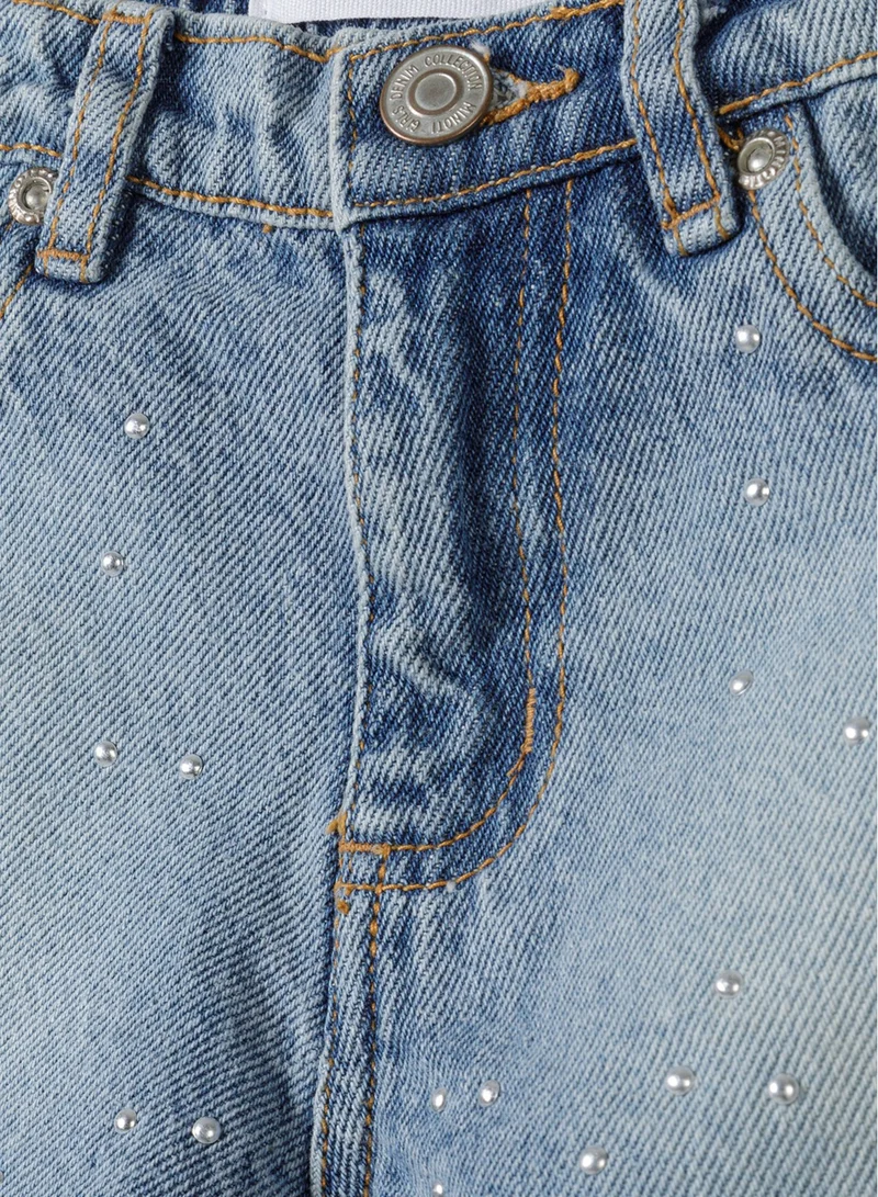 MINOTI Kids Girls Denim Short