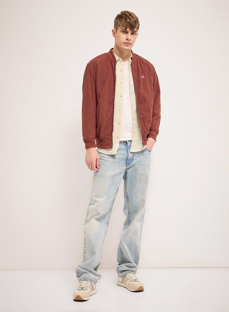 ذا بير هاوس جاكيت رجالي خفيف من البوليستر بجيوب متعددة مقاوم للماء والرياح وقابل للتنفس للاستخدام اليومي والخارجي - Image 3