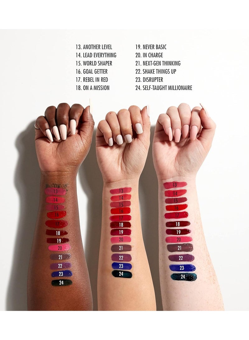NYX PROFESSIONAL MAKEUP Shine Loud Lipstick with Clear Lip Gloss - Global Citizen - Image 4