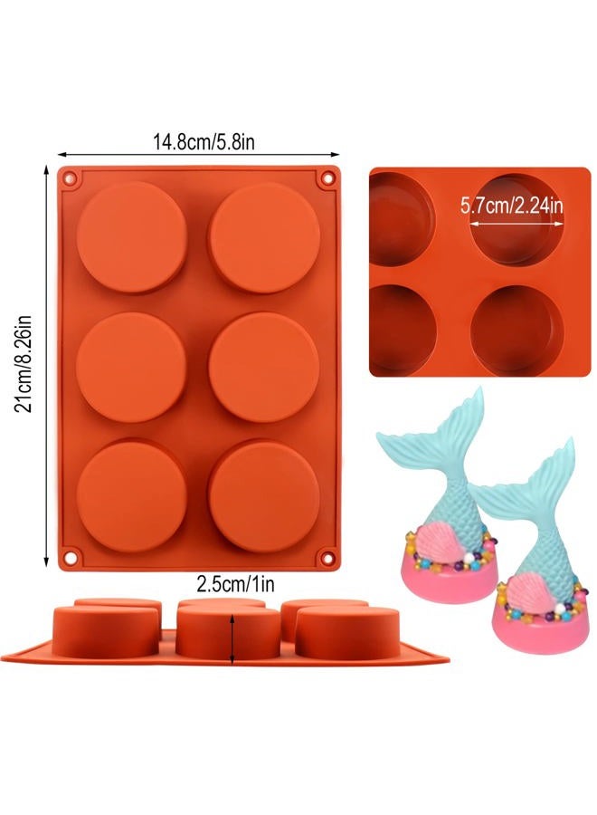 PalkSky Round Cylinder Candy /Chocolate Cover Cookie Mold (3 Pieces) - Image 3