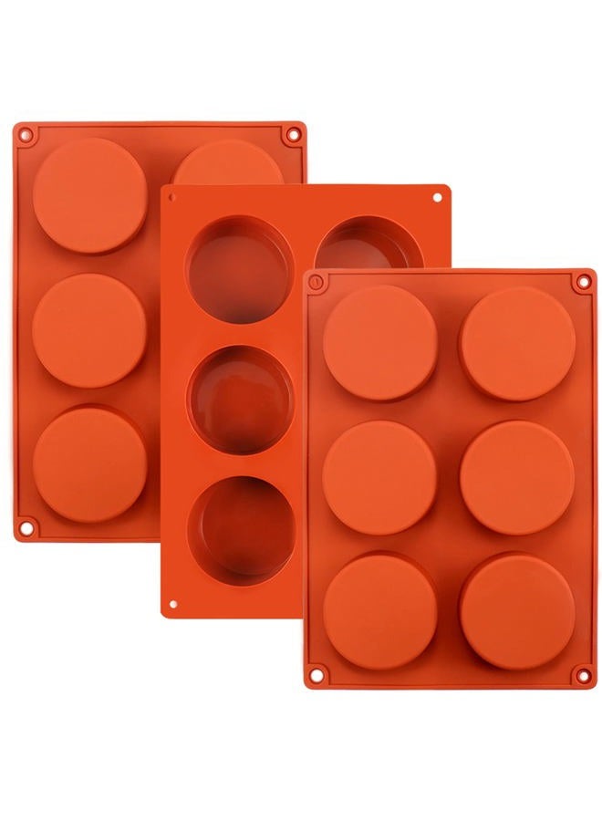PalkSky Round Cylinder Candy /Chocolate Cover Cookie Mold (3 Pieces) - Image 1